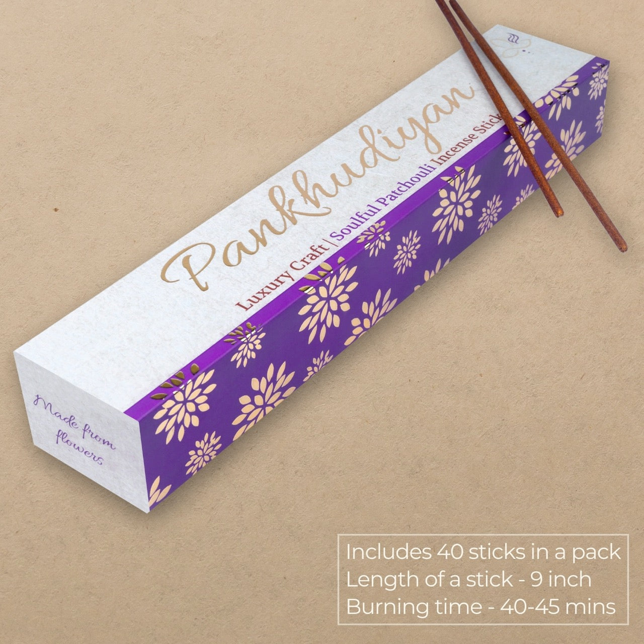 Soulful Patchouli Luxury Incense Sticks