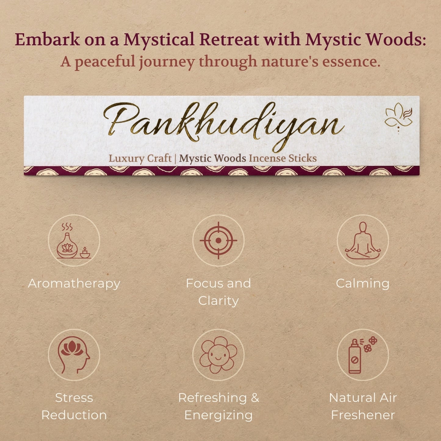 Mystic Woods Luxury Incense Sticks