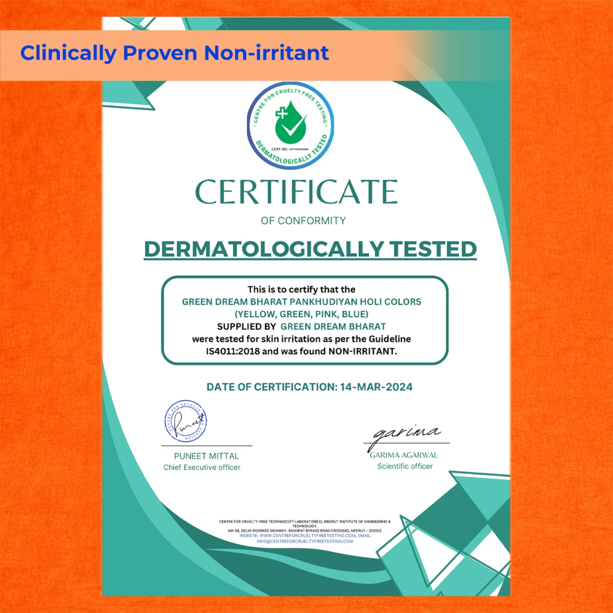 Eco-Conscious Organic Holi Gift Set – Safe Gulal with Chandan Tika & Festive Mukhwas