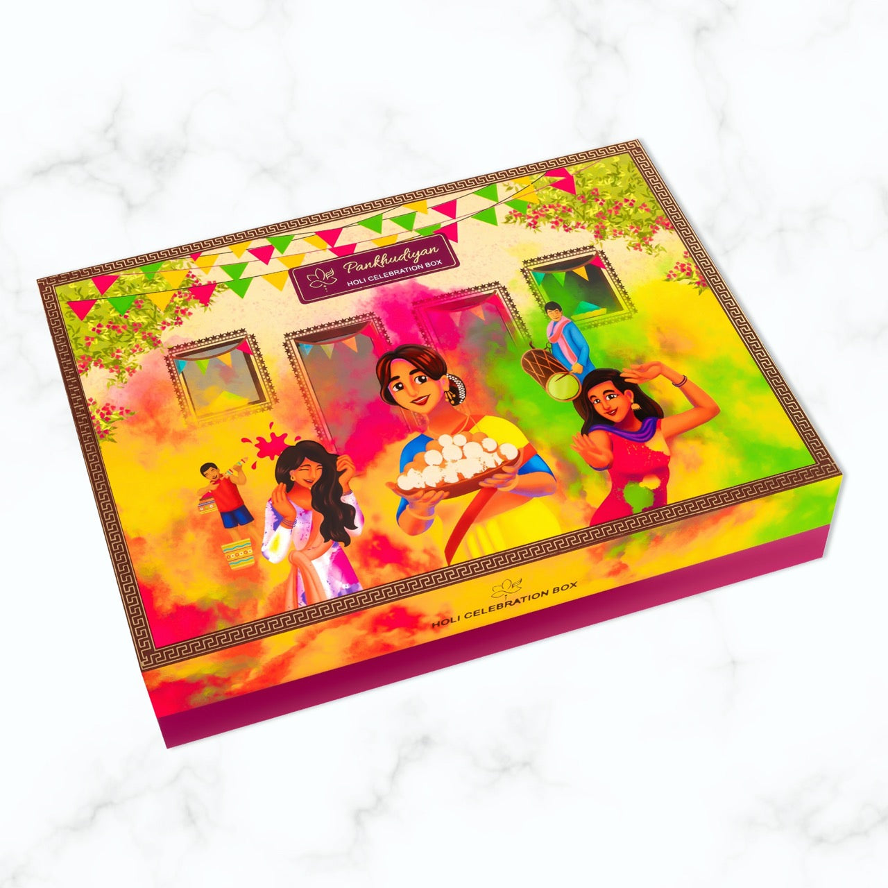 Premium Holi Celebration Box With Handmade Products