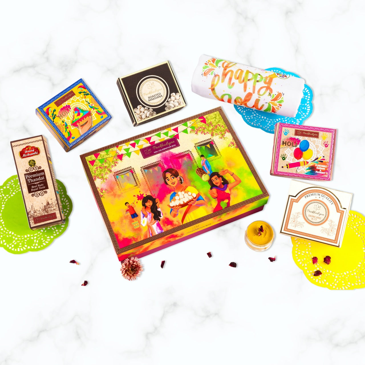 Premium Holi Celebration Box With Handmade Products