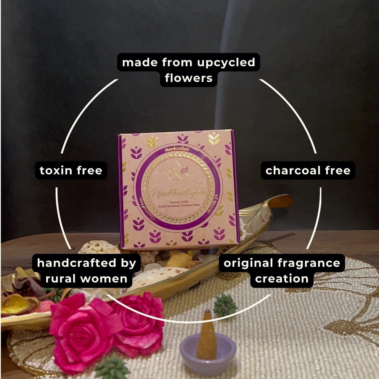 Soulful Patchouli Luxury Incense Cones