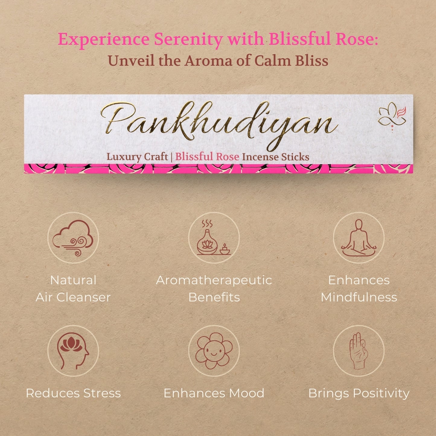 Blissful Rose Luxury Incense Sticks